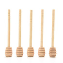 Trendy Wooden Honey Dipper Wooden Stick Spoon Dip Drizzler Server 145mm Long  Z