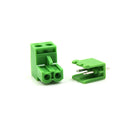 20pcs AC 300V 10A 5.08mm Pitch 2 Pin Screw Pluggable Terminal Block Green  Z BX