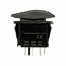 12V 20A Winch In Winch Out ON-OFF-ON Rocker Switch 7 Pin LED RED N4V8