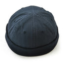 3 Pcs Mens Skullcap Retro Watch Hat Roll up Docker Hat Adjustable Visor-Less