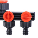 Irrigation 4 way Tap Garden Tap valve Hose Pipe Splitter Quick Connector Adapt_