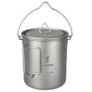 750ml Titanium Pot with Handle Camping Cookware Water Cup Tea Coffee Mug