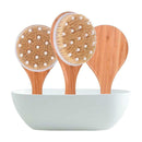 Long Handle Rub Back Brush Wooden Natural Bristles Bath Shower Massage Brushes