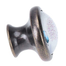 Butterfly Flower Door Knob Handle Cupboard Drawer Cabinet Wardrobe Pull