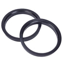 4Pcs 73.1mm to 64.1mm Plastic Wheel Bore Center Collar Hub Centric Rings ME