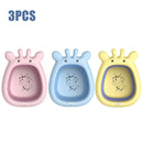 3pcs/set Collapsible Wash Basin Space Saving Travel Portable Convenient For Baby