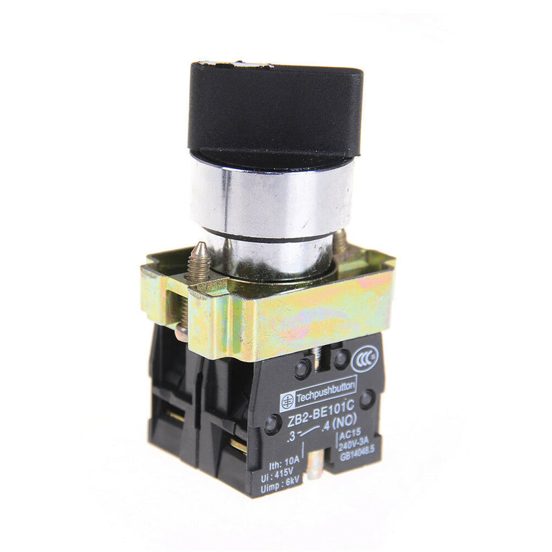 10A 600V 3 Position 2NO Maintained Toggle Select Selector Switch XB2-BD33C S Gw