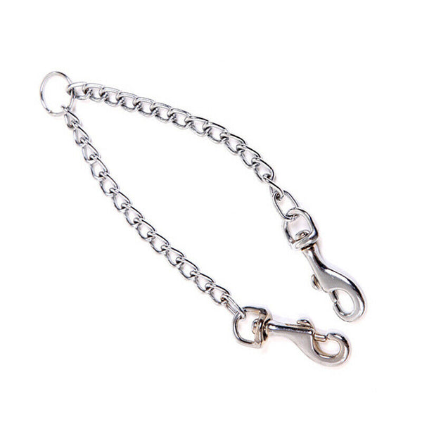 Double Dog Coupler Twin Lead 2 Way For Two Pet Dogs Walking Leash Safety Ch L2N6