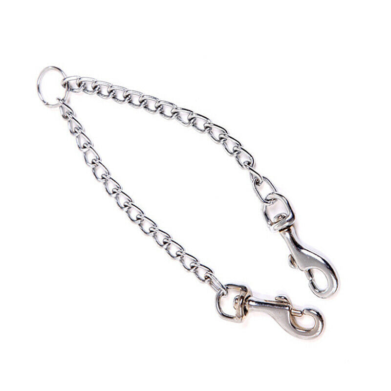 Double Dog Coupler Twin Lead 2 Way For Two Pet Dogs Walking Leash Safety Ch L2N6