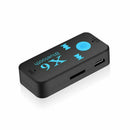 2PC X6 Auto Car Bluetooth Aux Adapter Support TF Card A2DP Audio Stereo B LNL
