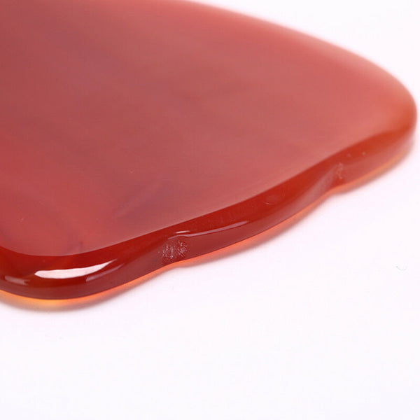 1pcs acupuncture agate guasha scraping board set massage tools spa Gw