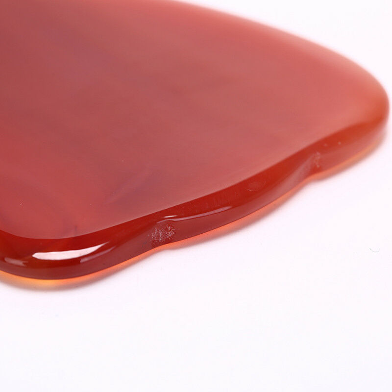 1pcs acupuncture agate guasha scraping board set massage tools spa Gw