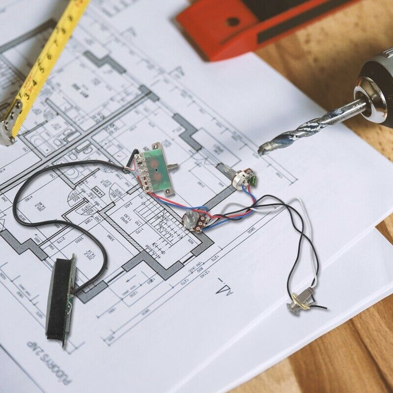 Connection Switch with Pickup for Electric Guitar
