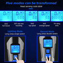 2pcs Bicycle Light Set Cycling Safety LED Warning Horn with Stopwatch