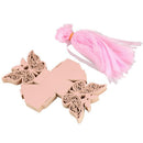50pcs Butterfly Wedding Favour Box Birthday Party Gifts Candy Boxes (Pink) I4B4