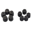 10x AC Charging Port Service Cap R134a 16mm 13mm High Low Side Caps Black