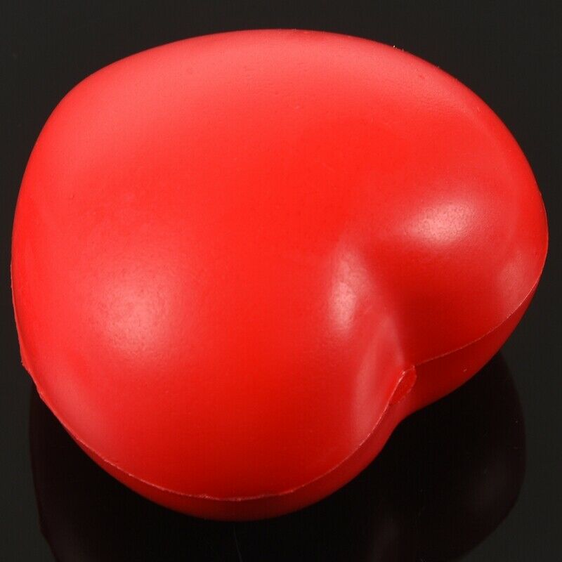 5X(Heart Stress Reliever Ball Red B2B5)