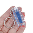 Mini green acrylic spirit level key ring key chain tool gadget novelty gift!c