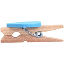 Love Heart Card Photo Clothespins Pegs Mini Wooden Clip 20pcs Blue M7M7