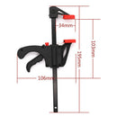 4Pieces F Woodworking Clamp Clip Heavy Duty Woodwork Tool Clamp Random Color
