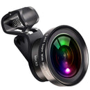 Large Aperture Hd Phone Lens, 52Uv 0.45X Wide Angle & 15X Macro Lens, 2 In
