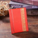 120 Pockets Coins Album Collection Book Commemorative Coin Holders (Red)