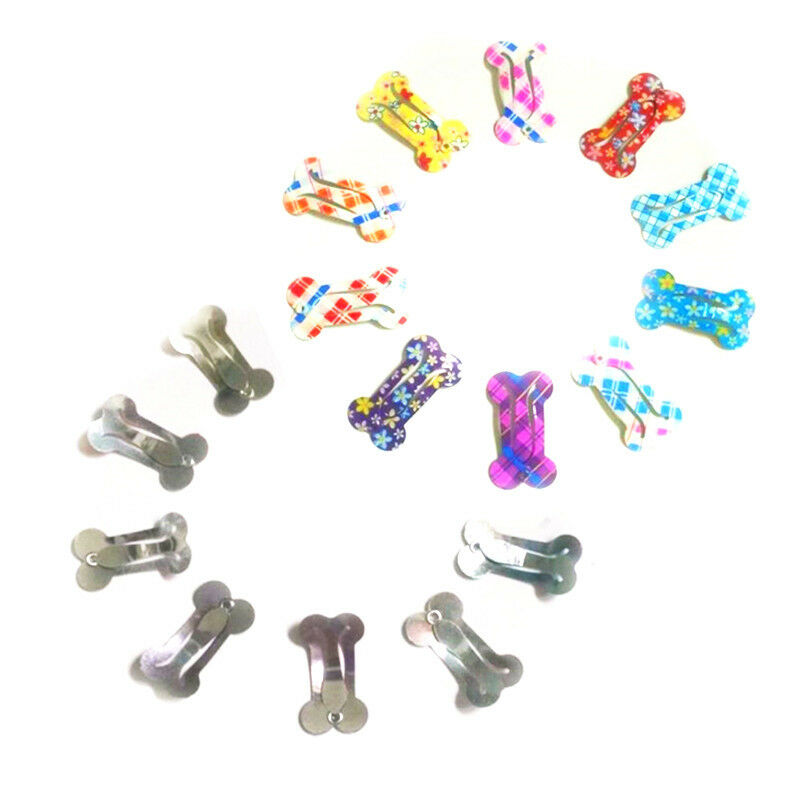 5 pcs Bone Design Dog Hair Clips 2.5cm Pet Hair Grooming Accessories Hot Top