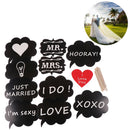 Props Birthday On Masks Diy Party Photo Booth A 11pcs Wedding Mustache StickFT