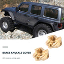 For RC Axial Capra 1.9 SCX10III 2pcs Brass Counterweight Cup Cover Car Accessory