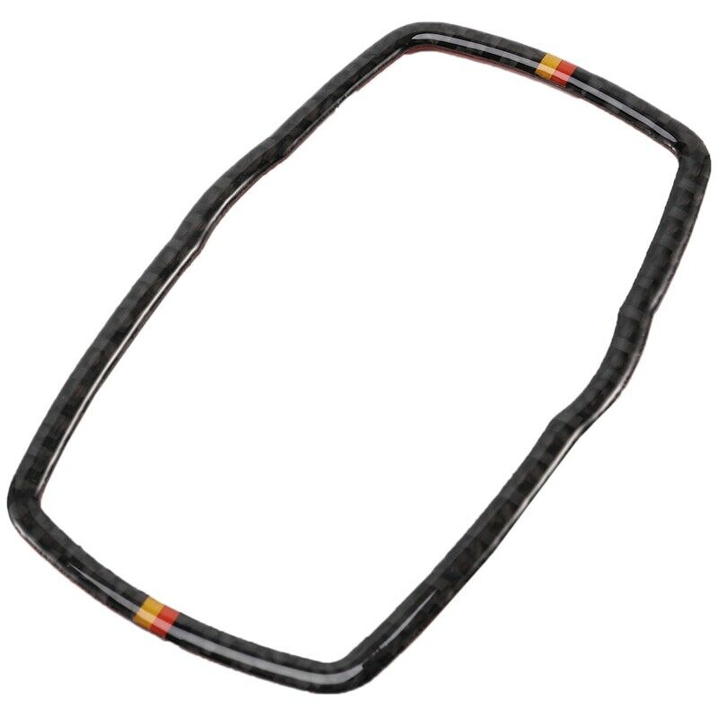 Car Carbon Fiber for BMW Multimedia Button Frame Cover Knob Trim for F10 F2