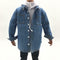 1/6th Scale Cowboy Shirt Coat for 12inch Hot Toys Kumik Male Body
