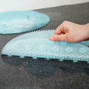 Massager Scrubber Floor Foot Cleaner Pad Brush with Cups Portable Suction N B9H2