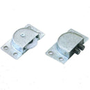 2Pcs/set Nylon Wheel Wear Resistant Closet Wardrobe Roller Sliding Thicken Y5Q1