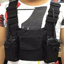 Radios Pocket Radio Chest Harness Chest Front Pack Pouch Holster Vest Rig C B4Z5