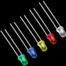 200Pcs 3mm 5mm LED Light White Yellow Red Blue Green Diodes A5R8 Assortment F9Z1