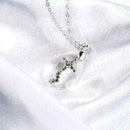 Crystal Cross Pendant Chain Women Jewellery Jesus Acrylic Crystal Cross Nec C6N2