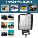 160W Square Offroad LED Work Light Bar Driving Fog Lamp for Car Boat Tractor
