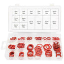 150x 14 Sizes Red Steel Paper Fiber Flat Washers Insulation Kit Assorted Set wer