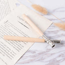 2Pcs Pencil Extender Adjustable Wooden Lengthener Holder Painting Drawing OZ