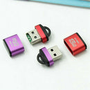 Memory Card Reader To USB 2.0 - Adapter for Micro SD SDHC SDXC TF With Keychain*