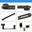 Tripod Head Holder Clamp Two-position Straight Bar Tripod Accessory