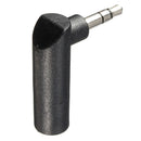 Right Angle 3.5mm Male To Female Stereo Plug Adapter Adaptor Convertor L Sh N7S7