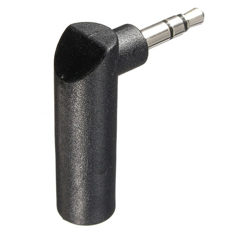 Right Angle 3.5mm Male To Female Stereo Plug Adapter Adaptor Convertor L Sh N7S7