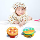Educational Cartoon Musical Tambourine Beat Instrument Hand Drum Baby Toys