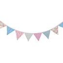 3.2m 12 Flags Powder Blue Flag Banner Pennant Wedding/Birthday Party Decor