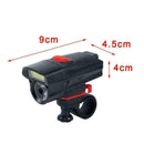 USB Mountain Bike Front Head Light Bicycle Lamp Light Headlight Rechargeabl J4Z1