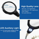 Tools LED Light Small Soldering Iron Stand Desktop Magnifier 3.5X 12X Inspection