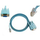 5ft RJ45 to DB9 COM Port Female Flat Adapter Cable for Cisco Console Router A