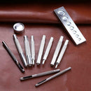 12pcs DIY Leather Craft Snap Rivet Fastener Buttons Installation Tool Kit
