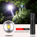 Aluminum Alloy Flashlight Telescope Zoom Strong Light Outdoor Camping Torch